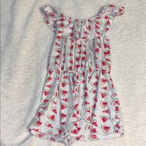 Girl’s Watermelon Romper